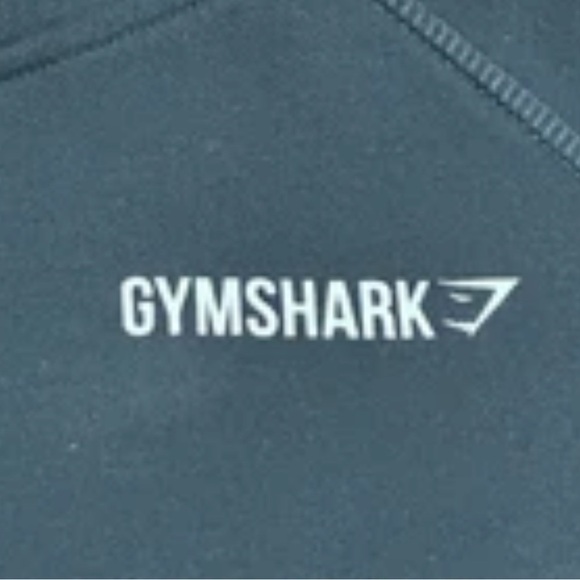 Gymshark Women’s Hoodie Sweatshirt Medium TEAL Workout Gym Pullover Sweater EUC - Picture 2 of 4